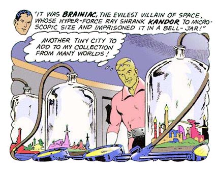 Brainiac and Kandor